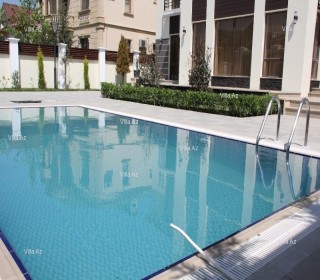 Badamdar 2 mertebeli villa cox bahali dizayner temirli, -11