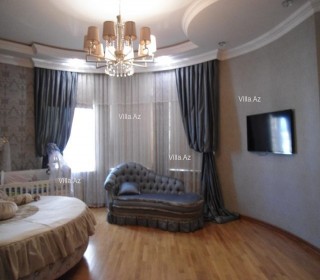 Nesimi metrosu yaxinliginda Varovski qesebesi Milionerler mehellesinde 4 mertebe villa, -12