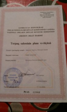 Satılır Torpaq, Abşeron.r, Novxanı, Gənclik.m-4