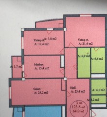 Satılır Yeni Tikili, Yasamal.r, Yeni Yasamal, İnşaatçılar.m-3