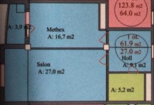 Satılır Yeni Tikili, Yasamal.r, Yeni Yasamal, İnşaatçılar.m-6