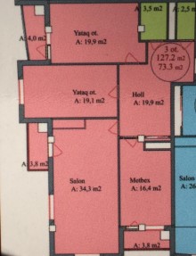 Satılır Yeni Tikili, Yasamal.r, Yeni Yasamal, İnşaatçılar.m-6