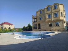 Novxanıda villa satılır 40 sot, 3 mərtəbə, 7 otaqlı, -1