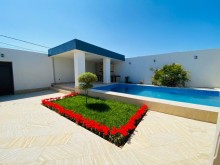 Mərdəkanda gözəl həyəti və hovuzu olan villa satılır, -8