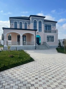Nardaranda yeni hovuzlu villa satilir, -1