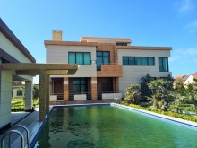 denizin yaninda, 3 mərtəbəli, bahalı mebellərlə tam təmin olunmuş villa, -4
