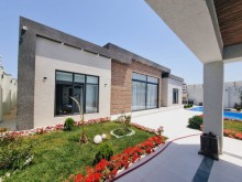 Mərdəkanda 1 mərtəbəli hovuzlu villa satılır, -6