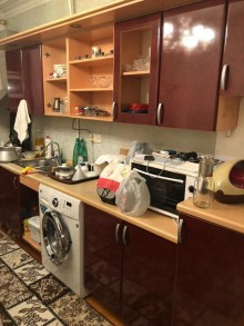 hazi aslanov metrosu 3 otaqli kohne bina evi, -1