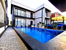 Mərdəkanda Dalğa Beach çimərliyi yaxınlığında dənizə 5 dəqiqə məsafədə gözəl villa satılır, -4
