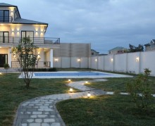 Nardaranda lahic baglarinda hovuzlu bag evi villa satilir, -14
