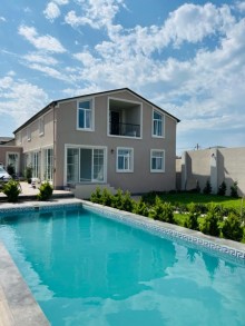 Merdekanda yeni qosa qala terefde hovuzlu villa, -1