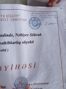 shamaxida torpaq satilir . təcili, -4