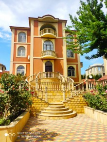 ekologiya postu ətrafında elit məhəllədə 4 mərtəbəli villa, -1