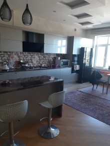 Badamdar 1-ci massivdə 8.5 sot torpaq sahəsinin içində tikilmiş 3 mərtəbəli, 8 otaqlı ev satılır, -14