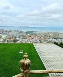 Bakı şəhəri Badamdar villa ev satılır 1-ci sıra dəniz və bulvar mənzərəli, -10