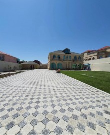 Bakı şəhəri Badamdar villa ev satılır 1-ci sıra dəniz və bulvar mənzərəli, -12