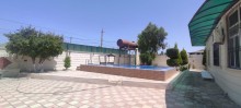 Novxanıda torpaq qiymətinə hovuzlu bağ evi almaq, -10