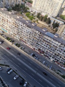 Gəncə prospektində Həzi Aslanov metrosu yaxınlığında 3 otaqli menzil almaq, -18