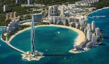Sea Breeze mənzil satışı Reportage Heights Studiya Dəniz mənzərəli, -4