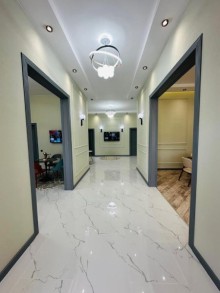Mərdəkan qəsəbəsində əşyalı 4 otaqlı həyət evi satılır – 170 m² villa, hovuzlu, -11