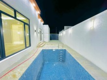 Şüvəlanda Hovuzlu 4 Otaqlı Həyət Evi Satılır, -5