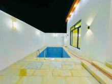 Şüvəlanda Hovuzlu 4 Otaqlı Həyət Evi Satılır, -6