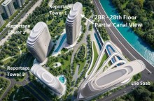 Sea Breeze Reportage Heights, 3 otaqlı mənzil satılır, -4