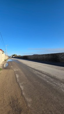Şüvəlan yola yaxın, yaşayış evi və ticarət obyekti üçün münasib 6 sot torpaq satı, -3