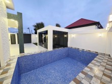 Şüvəlanda 3 sotda tam əşyalı modern 4 otaqlı ev satılır – 160 m², -8