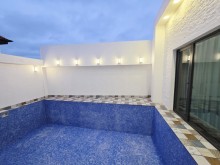 Şüvəlanda 3 sotda tam əşyalı modern 4 otaqlı ev satılır – 160 m², -9