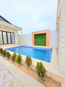 Şüvəlan qəsəbəsində 4 otaqlı modern, hovuzlu ev satılır — çıxarışlı, ipotekaya yararlı, -5