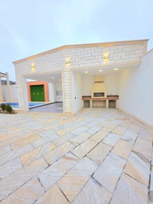 Şüvəlan qəsəbəsində 4 otaqlı modern, hovuzlu ev satılır — çıxarışlı, ipotekaya yararlı, -14
