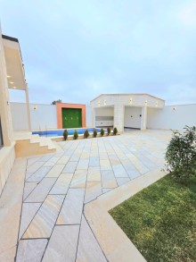 Şüvəlan qəsəbəsində 4 otaqlı modern, hovuzlu ev satılır — çıxarışlı, ipotekaya yararlı, -15