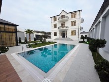Premium 3 mərtəbəli villa Mərdəkan — geniş həyət, 9 otaq, hazır yaşayış, -3