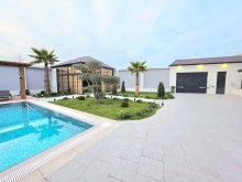 Premium 3 mərtəbəli villa Mərdəkan — geniş həyət, 9 otaq, hazır yaşayış, -4