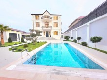 Premium 3 mərtəbəli villa Mərdəkan — geniş həyət, 9 otaq, hazır yaşayış, -8