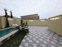 Mərdəkan, 4 otaqlı həyət evi 3.5 sot — Kupçalı, hovuzlu, tam hazır, -4