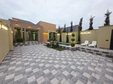 Mərdəkan, 4 otaqlı həyət evi 3.5 sot — Kupçalı, hovuzlu, tam hazır, -9