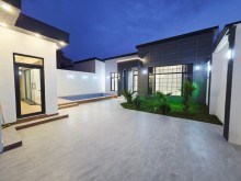 Mərdəkan, 4 otaqlı 1 mərtəbəli modern villa — Kupçalı, hovuzlu, tam hazır, -3