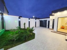 Mərdəkan, 4 otaqlı 1 mərtəbəli modern villa — Kupçalı, hovuzlu, tam hazır, -7