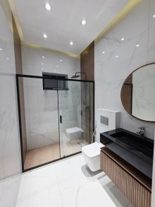 Mərdəkan, 4 otaqlı 1 mərtəbəli modern villa — Kupçalı, hovuzlu, tam hazır, -14