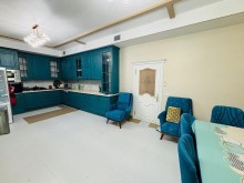 Dübəndi, dəniz mənzərəli villa, 3 mərtəbə + mansard — 9 otaq, qismən əşyalı, -15