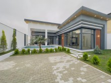 Mərdəkan qəsəbəsində 4 sotda hovuzlu modern bağ evi satılır, -3