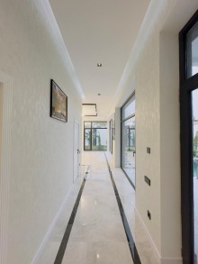Mərdəkan qəsəbəsində 4 sotda hovuzlu modern bağ evi satılır, -12