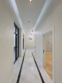 Mərdəkan qəsəbəsində 4 sotda hovuzlu modern bağ evi satılır, -13