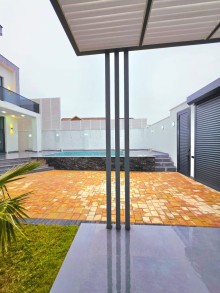 Şüvəlanda 3 sotda hovuzlu 2 mərtəbəli villa satılır, -2