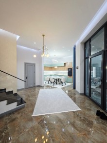 Mərdəkanda 2 mərtəbəli hovuzlu villa satılır, -11
