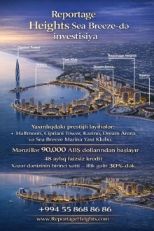 Reportage Heights Sea Breeze İnvestisiya əmənzillər, -2