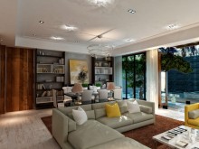 Badamdar dənizinin panoramalı villa satılır, -16