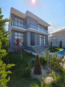 Mərdəkanda 4.5 sot torpaq sahəsində 2 mertebeli villa satılır, -2